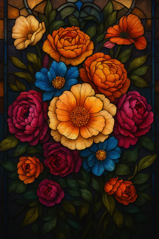 Stained Glass Bloomlight Window