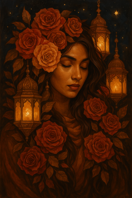 Lantern Indian Beauty