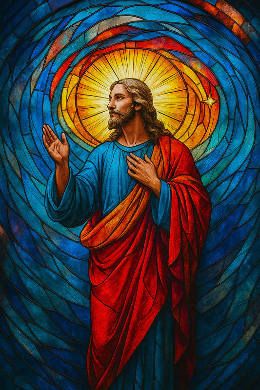 Stained Glass Light of Salvation