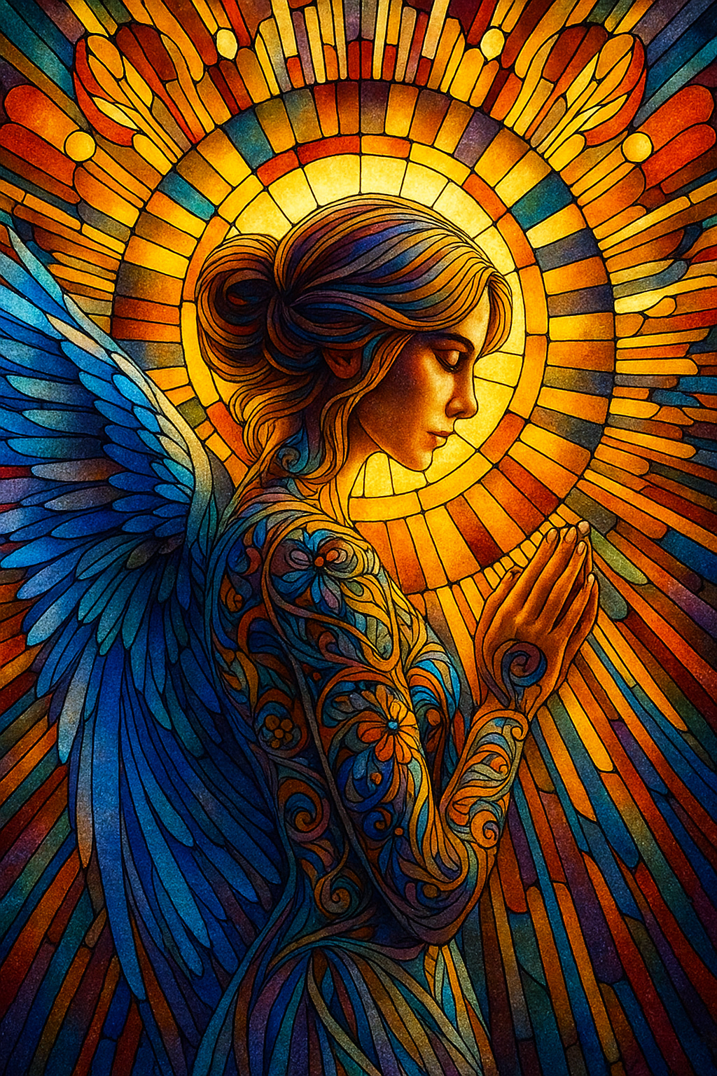 Stained Glass Heaven’s Prayer
