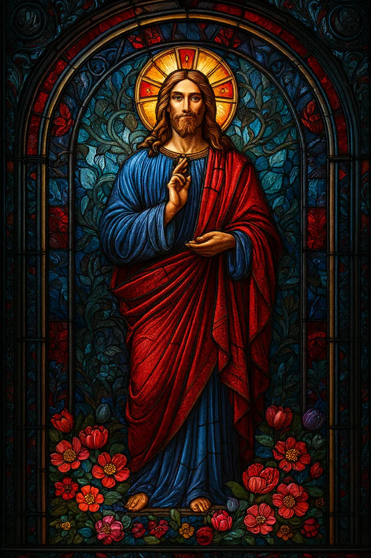 Stained Glass Christ the Redeemer
