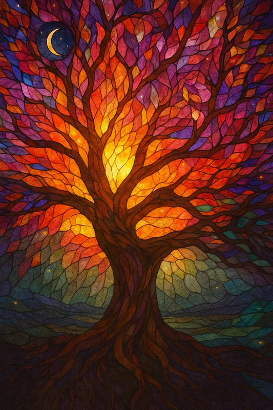 Stained Glass Tree of Radiance