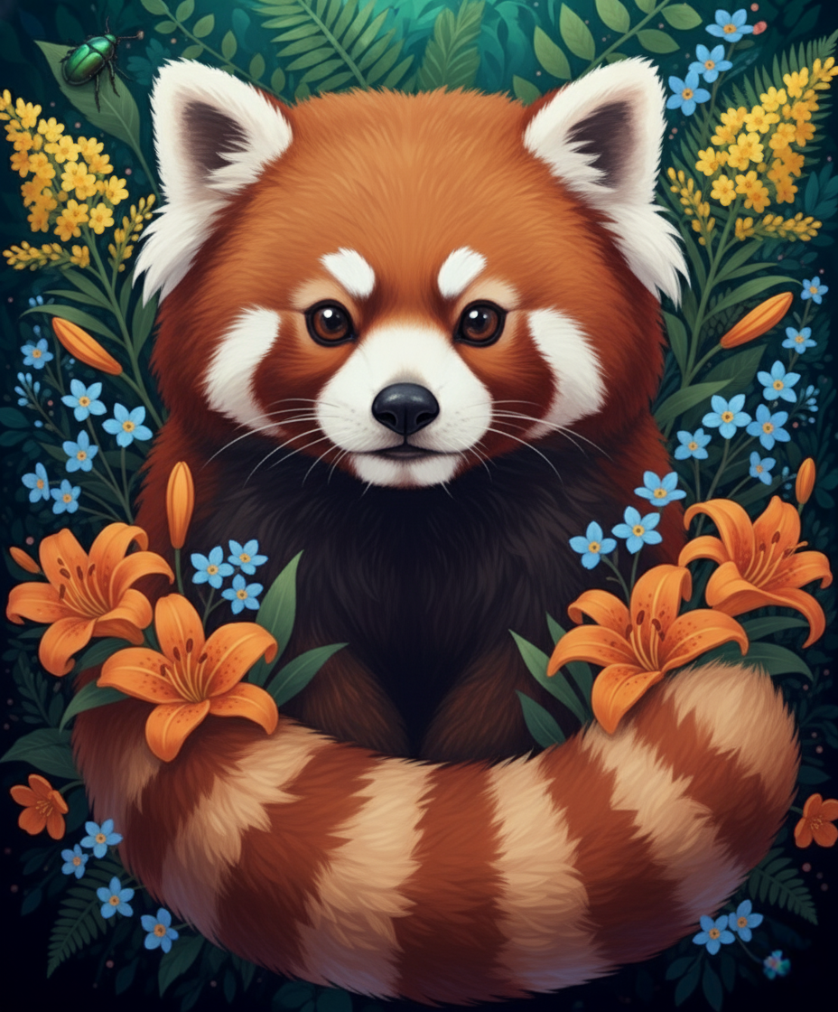 Fluffy Panda, Summer Bloom
