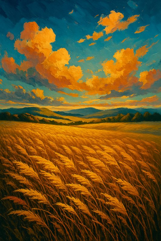 Wheat Whispering In The Wind