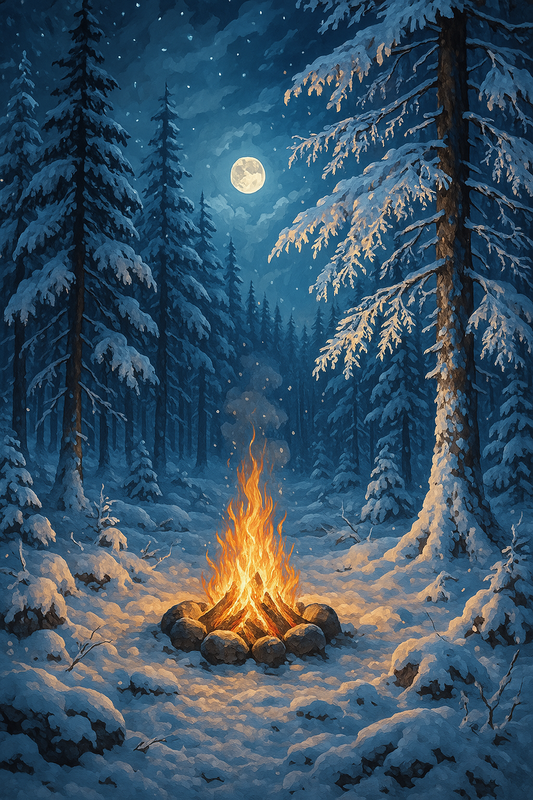 Winter Night By The Fire