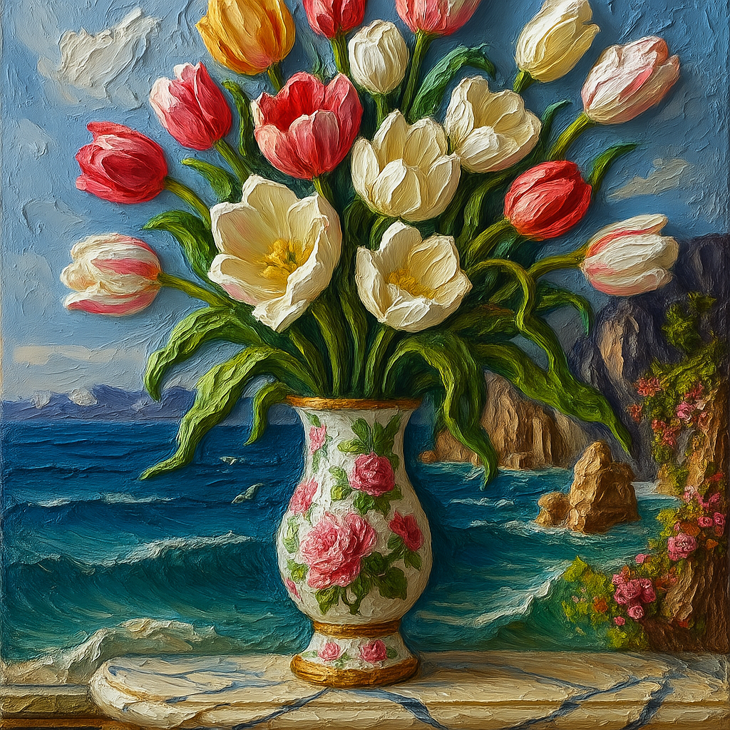 Seaside Tulips
