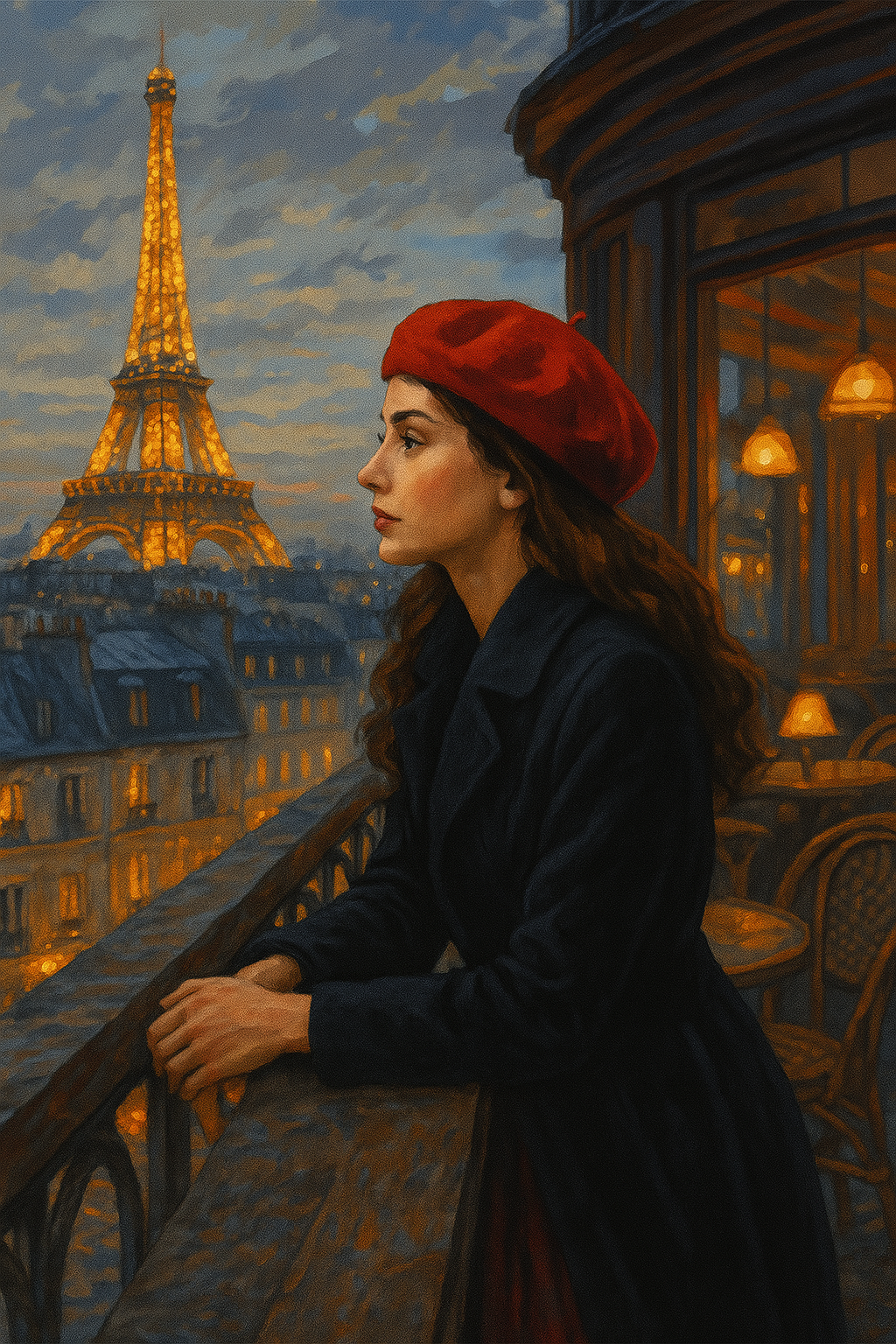 Parisian Rooftop Dreamer