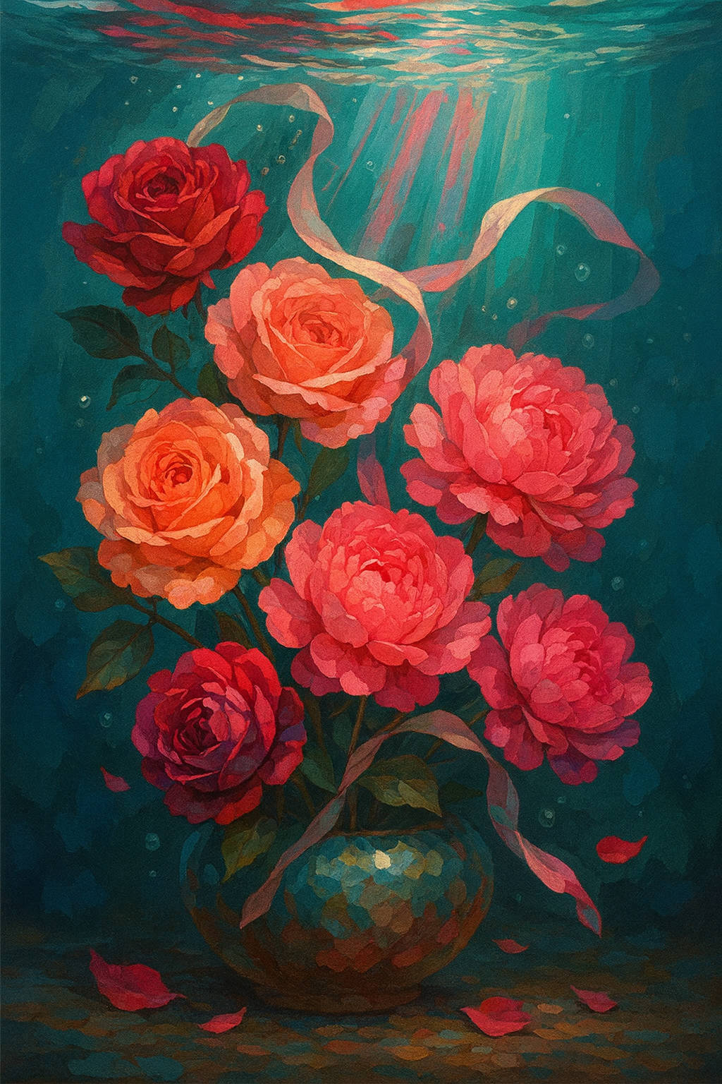 Roses Beneath the Waves