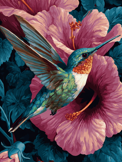 Whisper of the Hibiscus Hummingbird