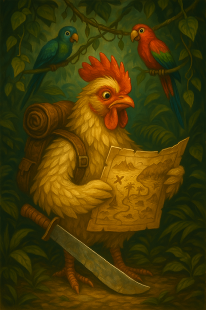 Explorer Chicken in the Jungle