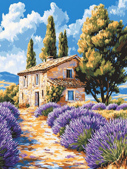 Stone House Lavender Path