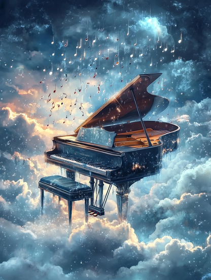 Grand Piano, Celestial Clouds
