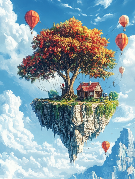 Hot Air Balloons, Floating Isle