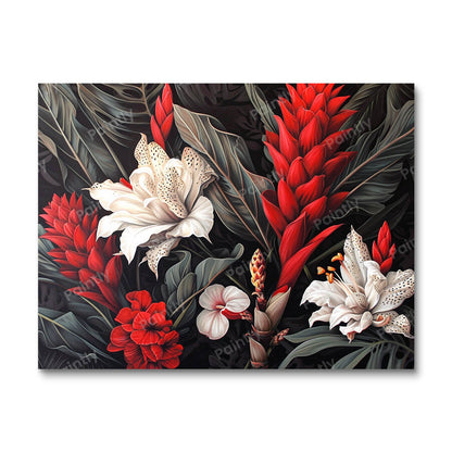 Fabric Blooms III