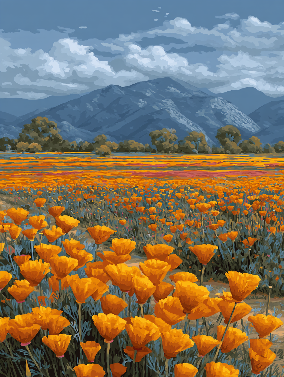 Sun-Kissed Valley Bloom