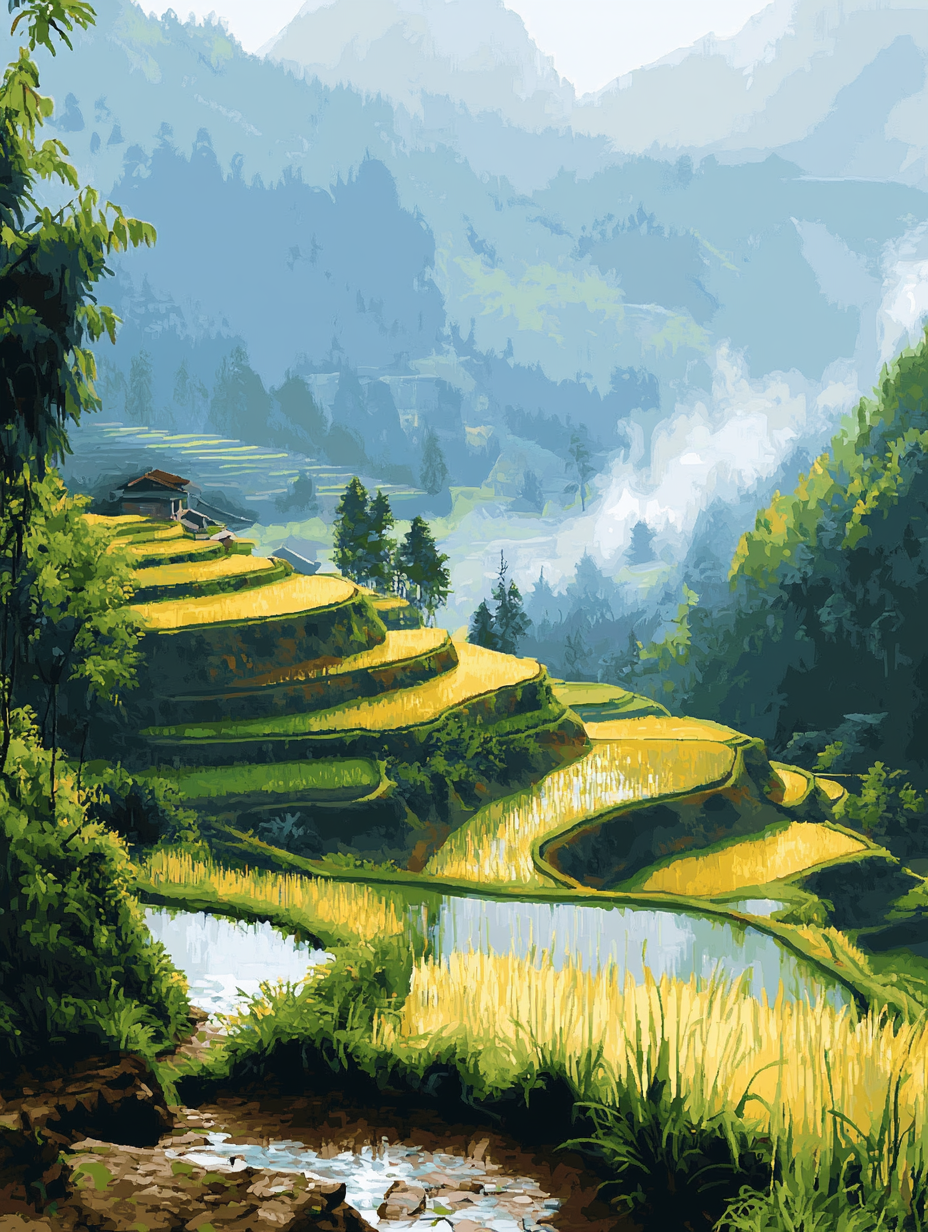 Terraced Rice Fields