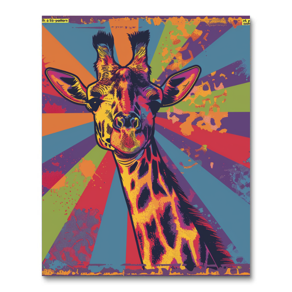 Tie-Dye Giraffe Glow