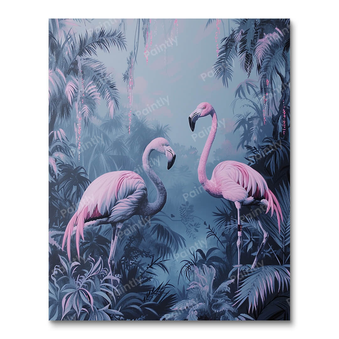 Tropical Flamingo Harmony
