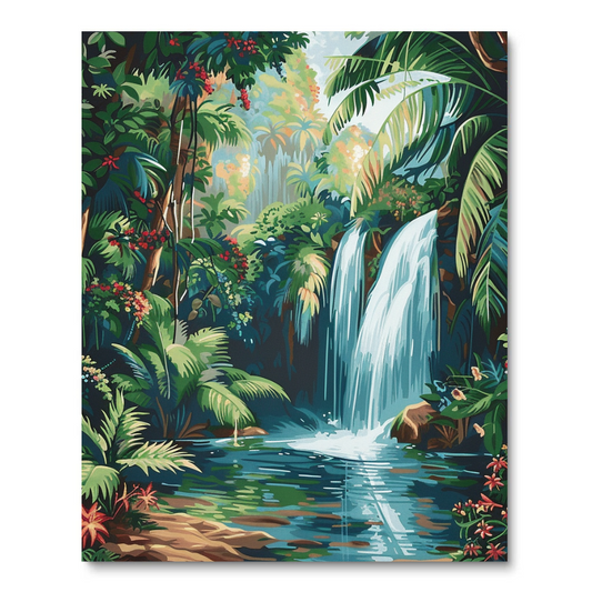 Tropical Waterfall