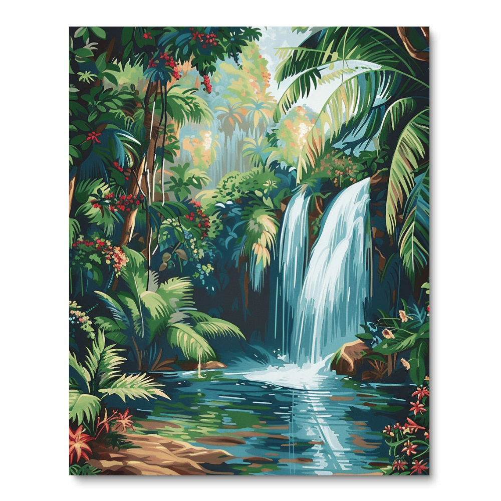 Tropical Waterfall