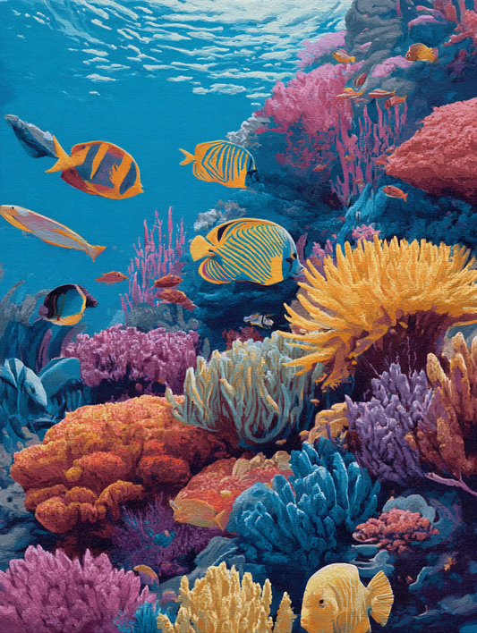 Vibrant Coral Reef Life