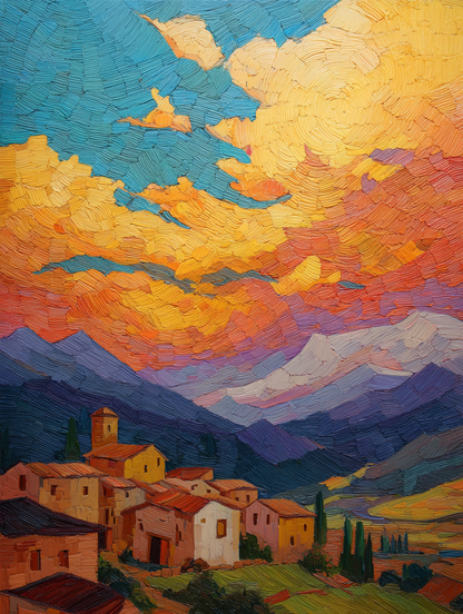 Village Under Vibrant