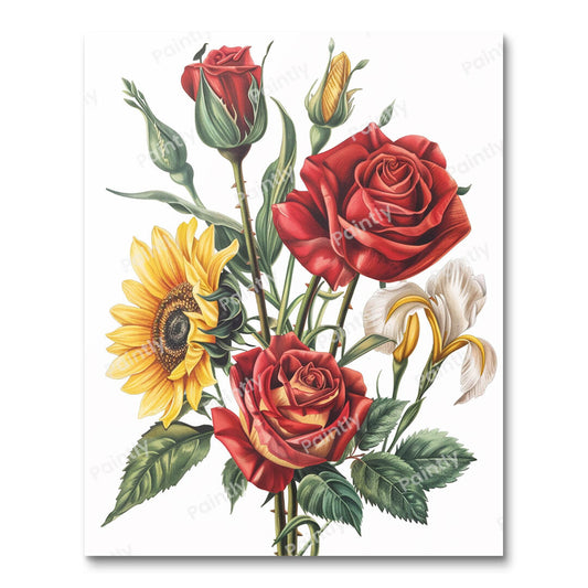 Vintage Floral Symphony