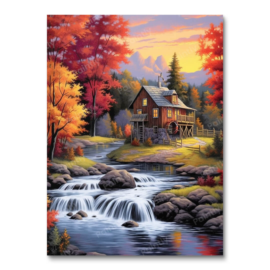 Cabin by the Stream