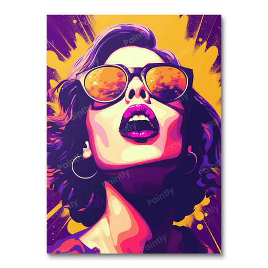Pop Art Girl in Shades I