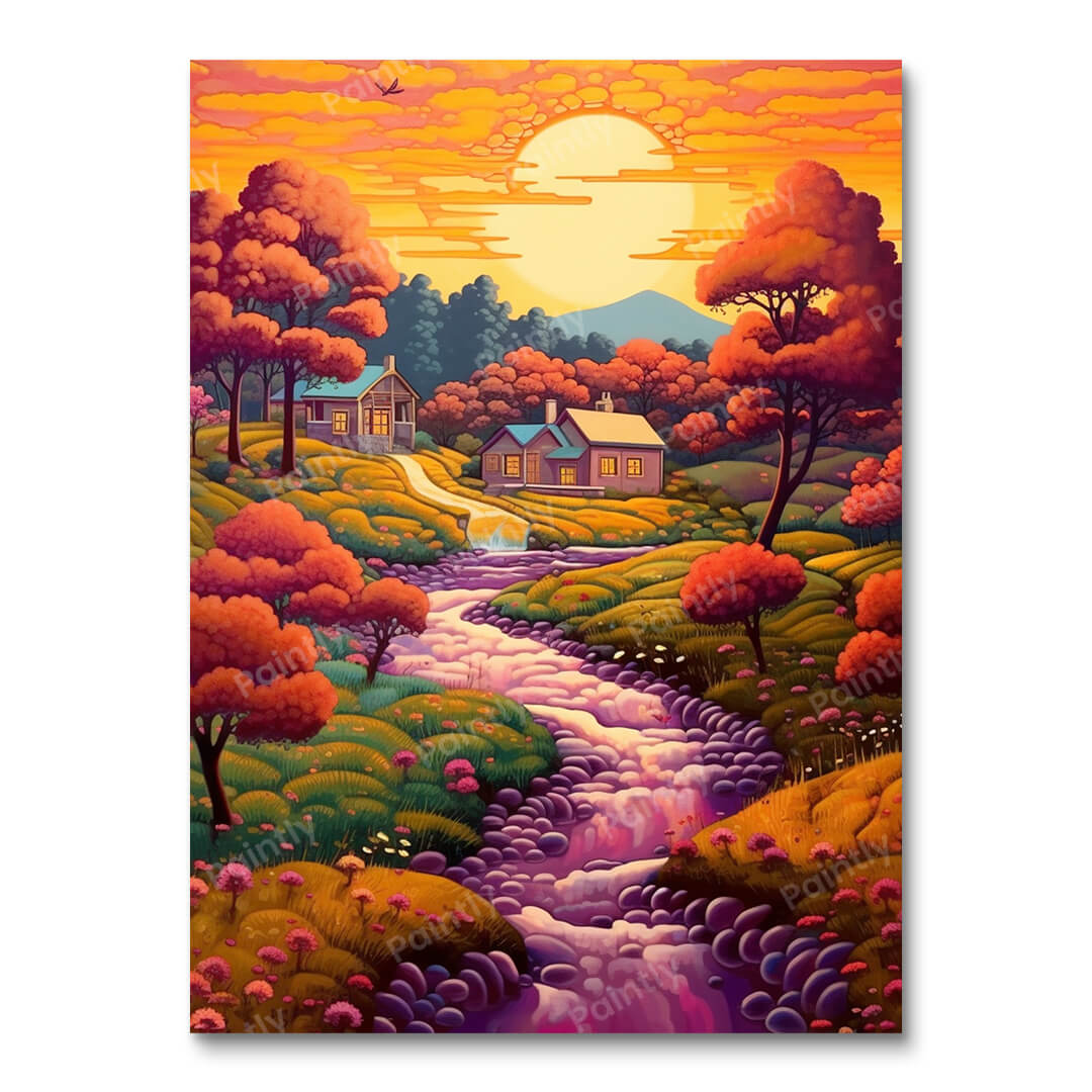 Cabins by the Stream