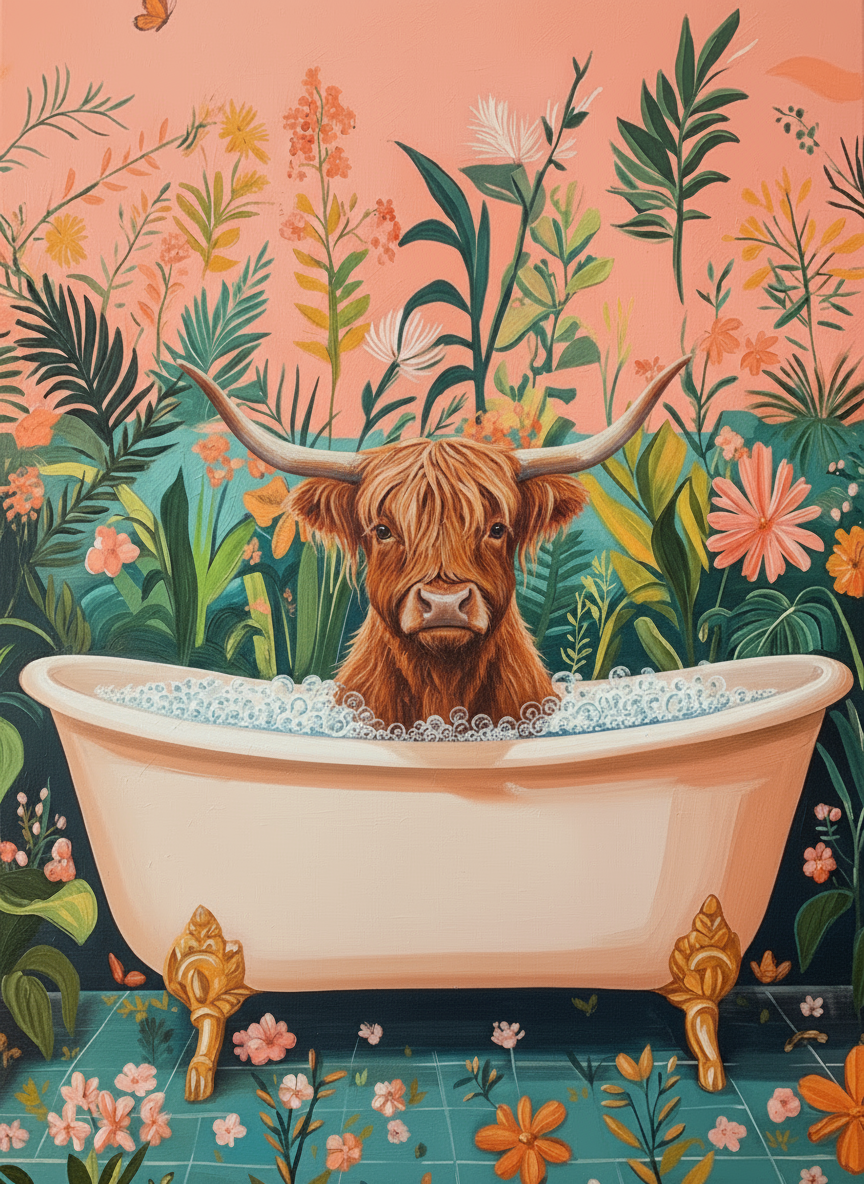 Highland Cow Sacred Leisure