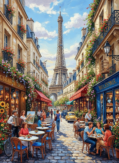 Parisian Café Morning