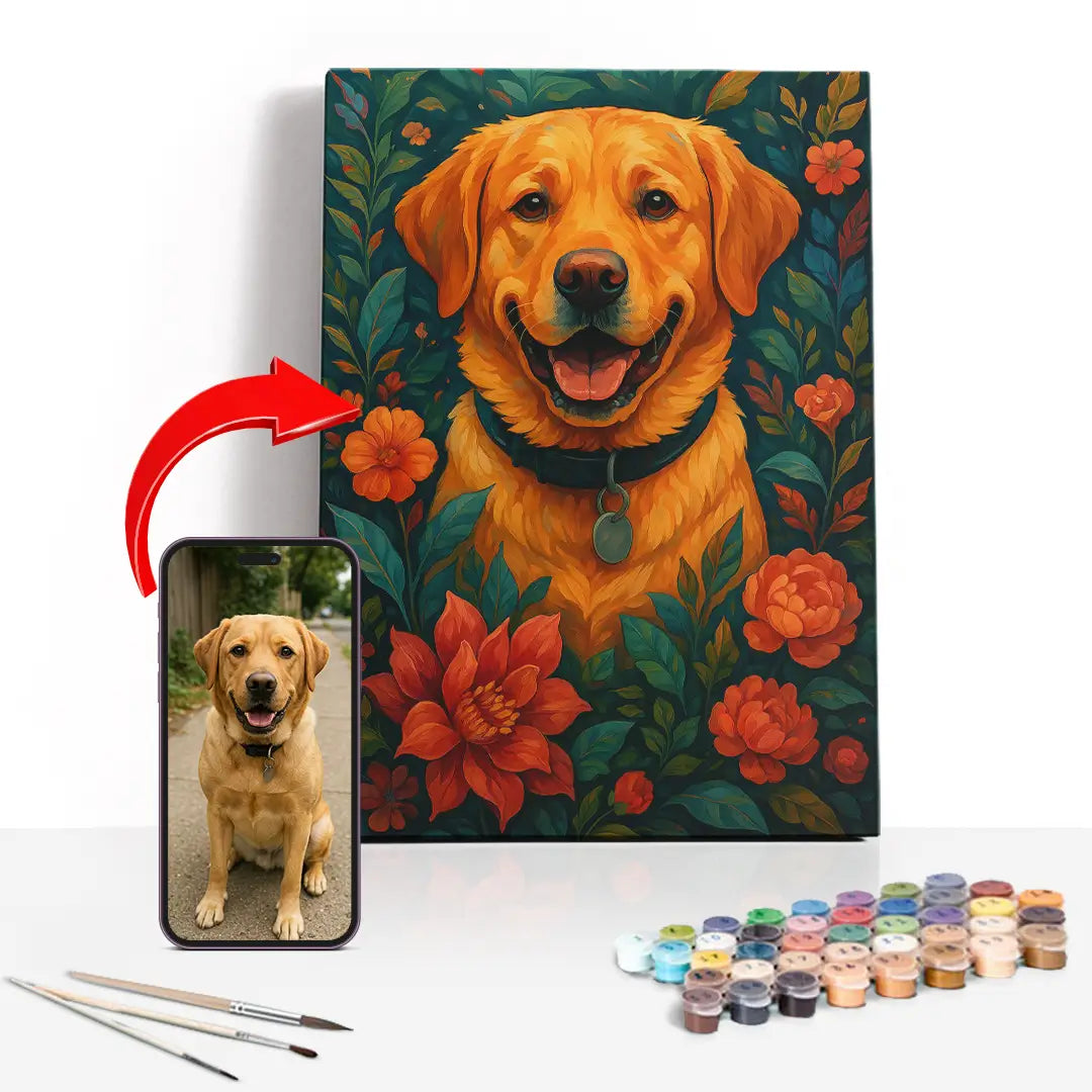 Pet Custom Paint by Numbers (Style III)