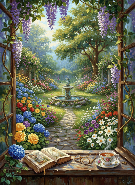 Garden View with Tea