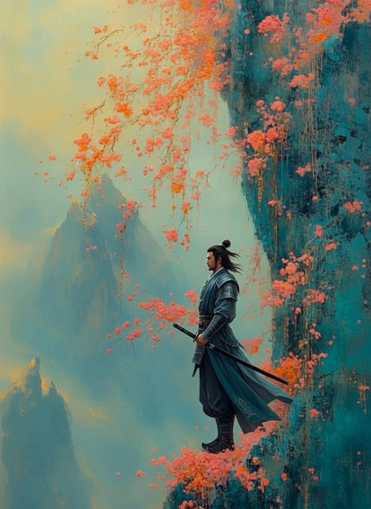 Samurai Among Blossoms