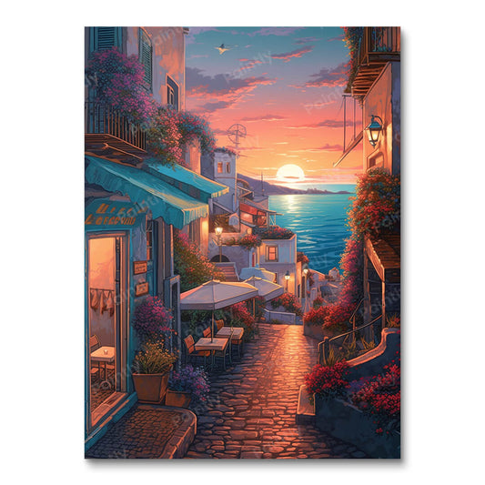 Streets of Santorini