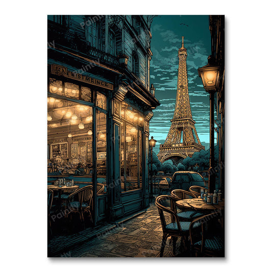Night Scene Paris