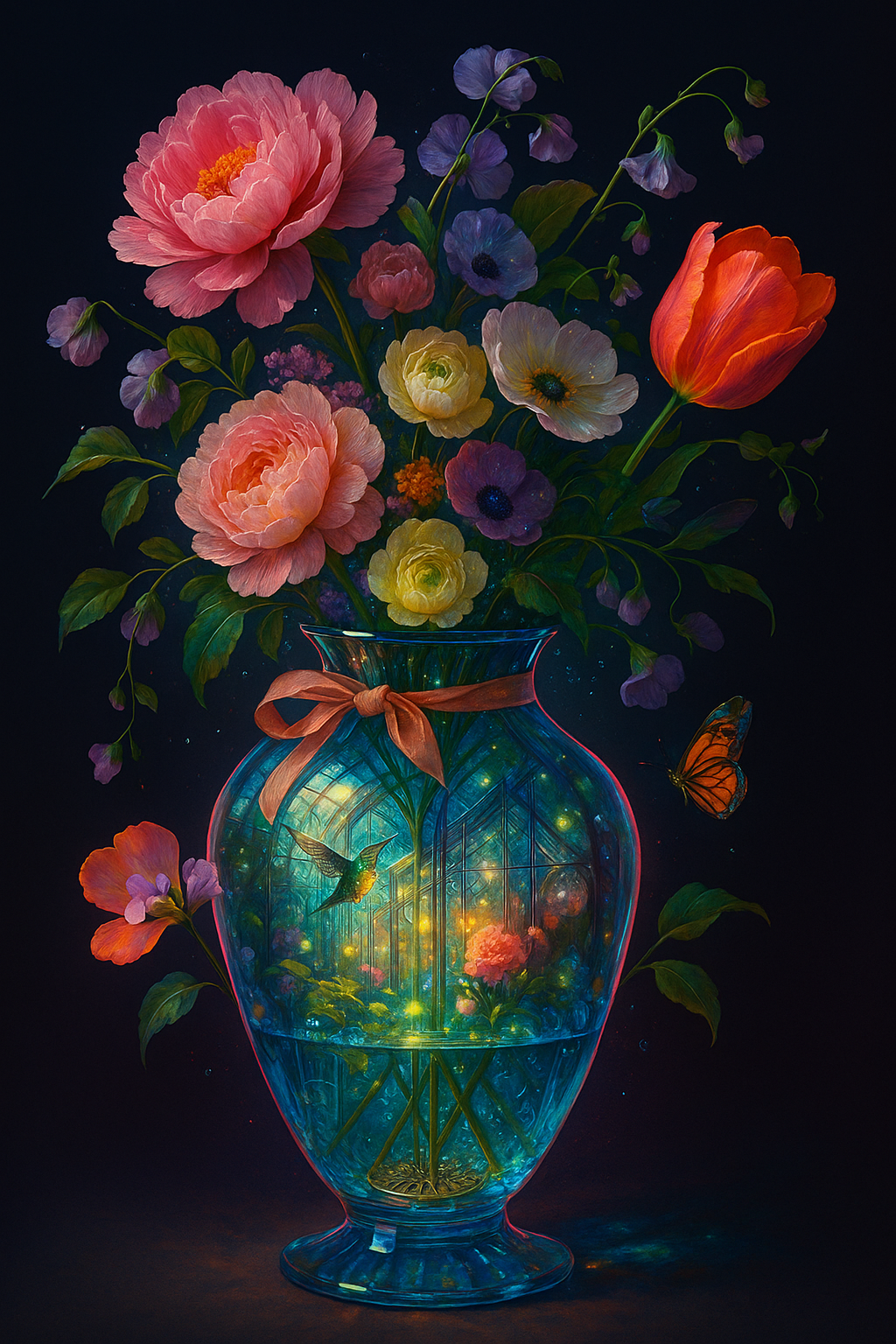 Vase of Midnight Secrets