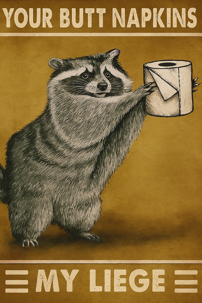 Raccoon with TP