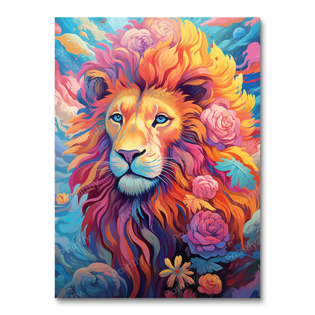 Psychedelic Lion VIIII