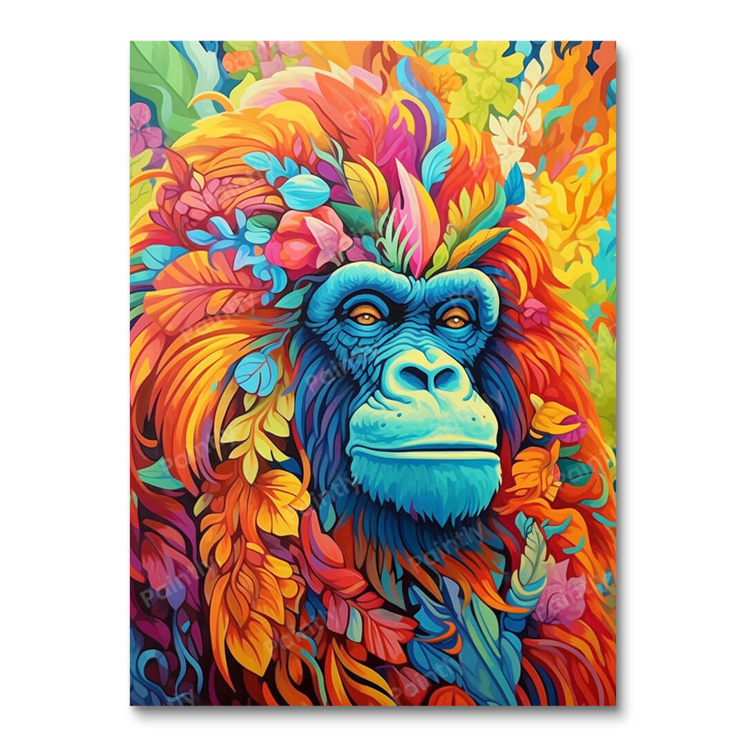 Psychedelic Orangutan II