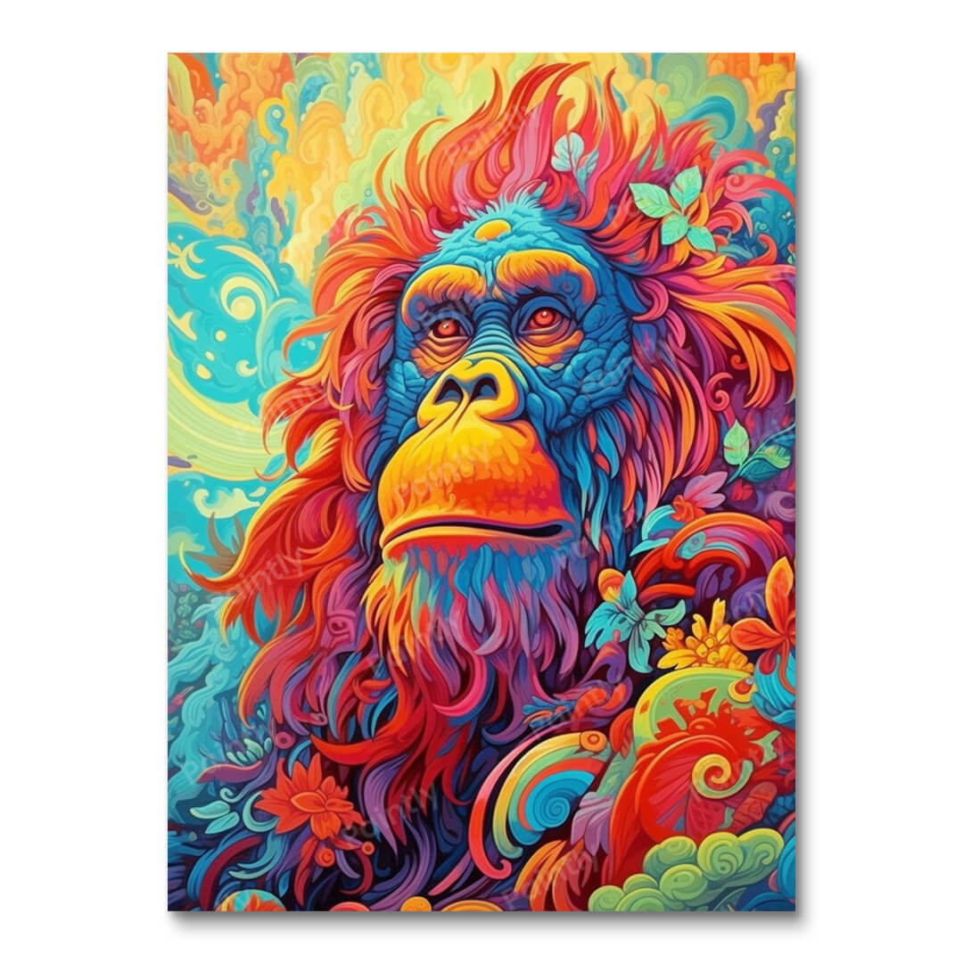 Psychedelic Orangutan I