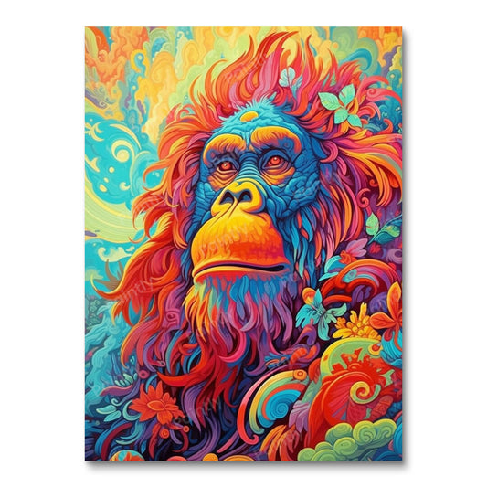 Psychedelic Orangutan I