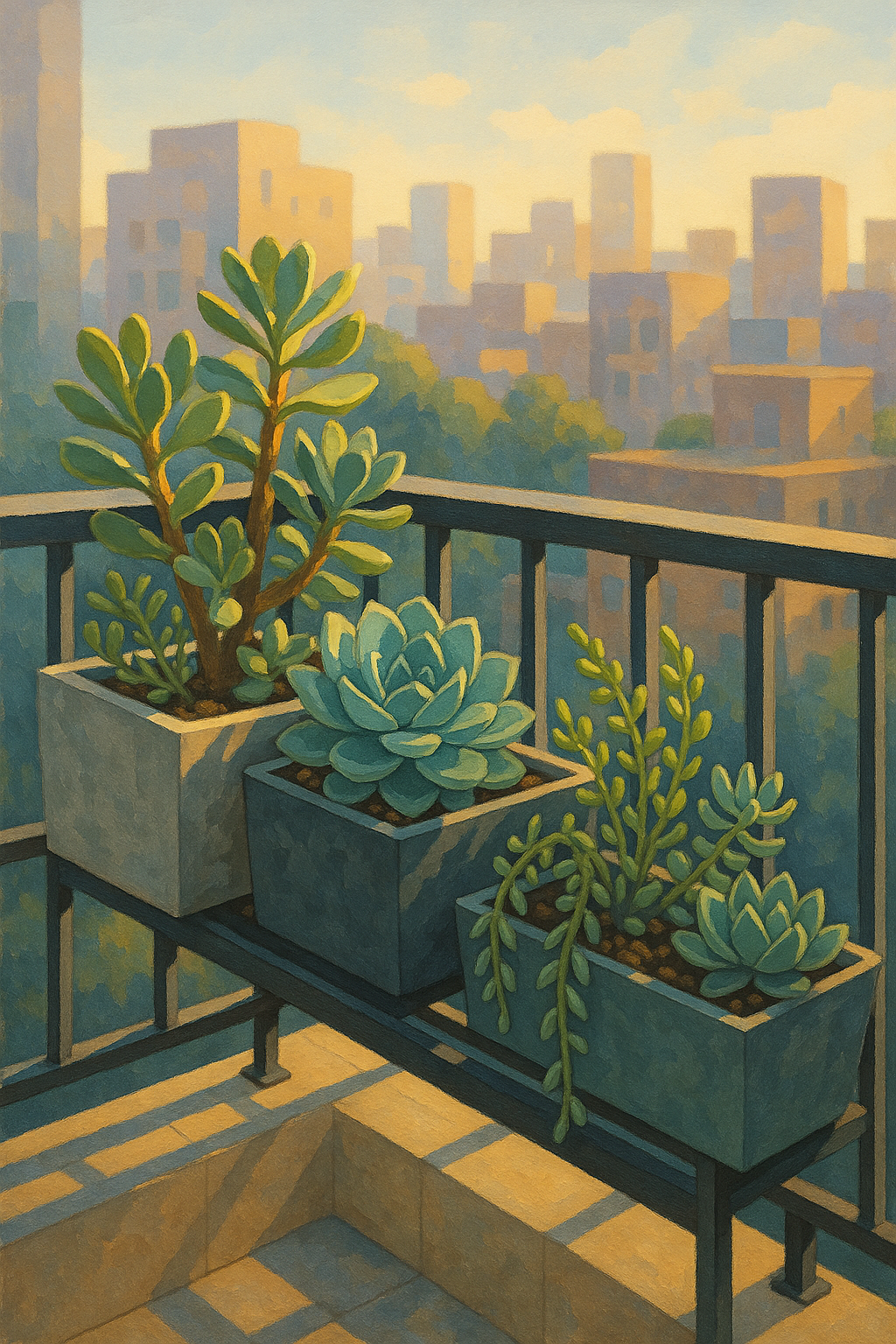 Succulent Balcony View