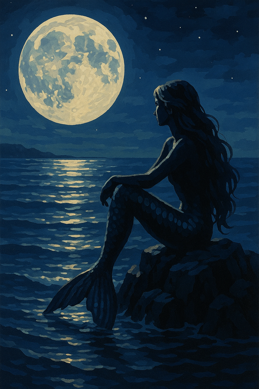 Mermaid under the Moonlight
