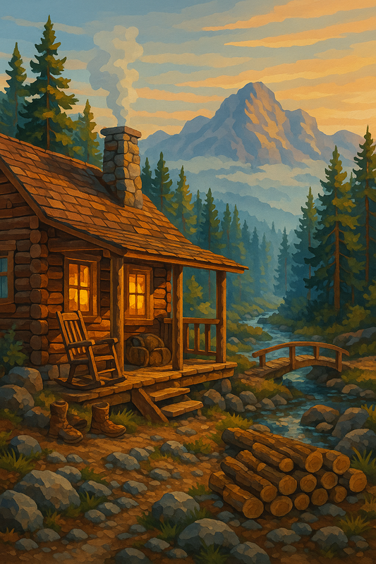 Cabin Among the Pines