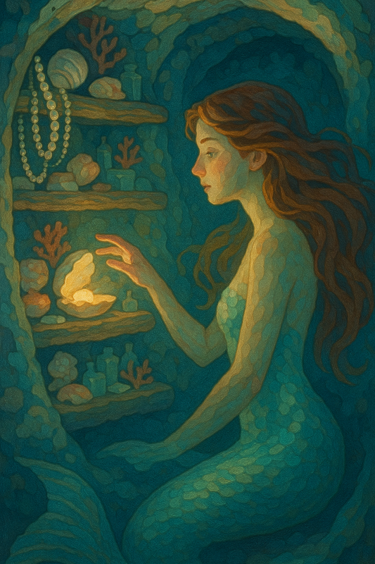 Mermaid in the Deep Sea Chamber