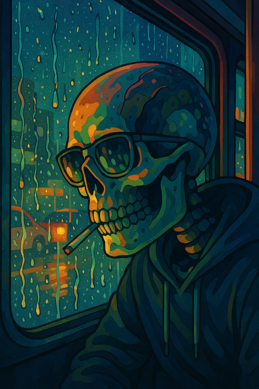 Skull on the Late Train
