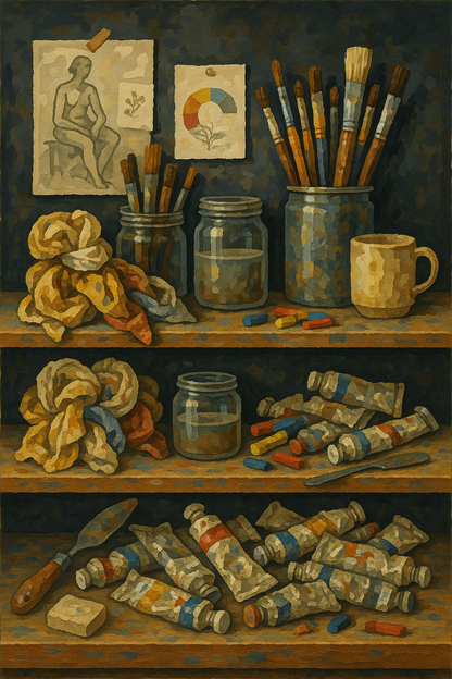 The Painter’s Shelf