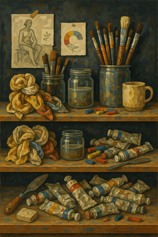 The Painter’s Shelf